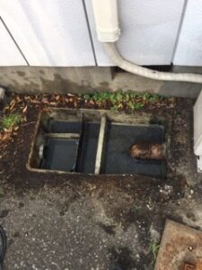 排水つまり　屋外　排水口　高圧洗浄　